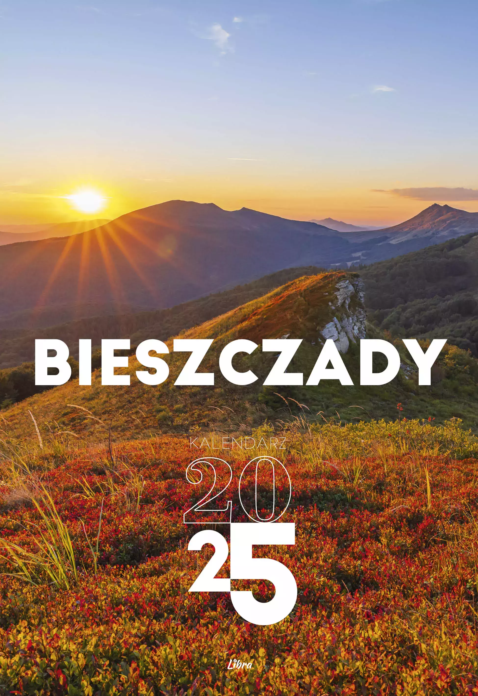Książka - Kalendarz 2025 Bieszczady