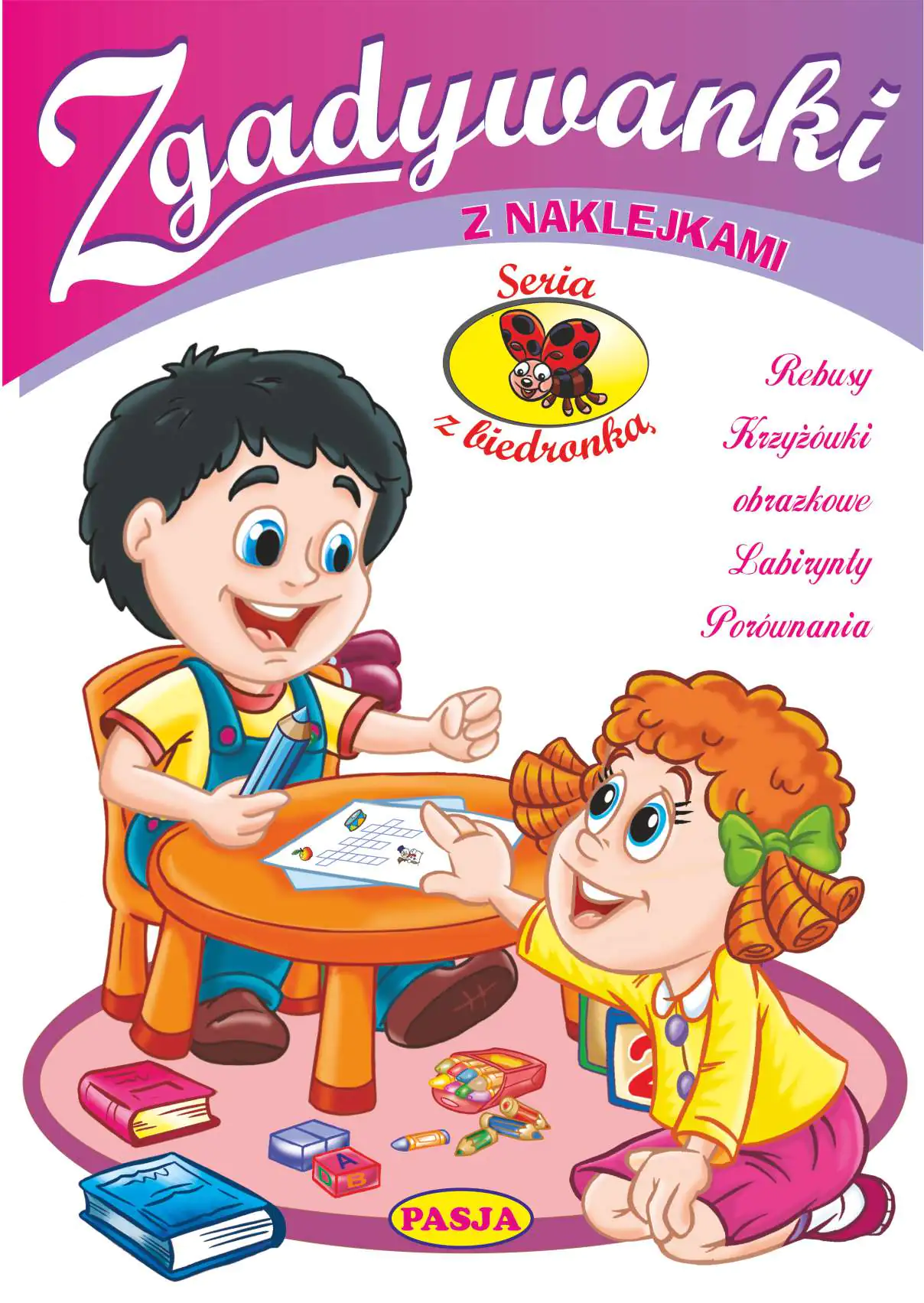Książka - Zgadywanki z naklejkami