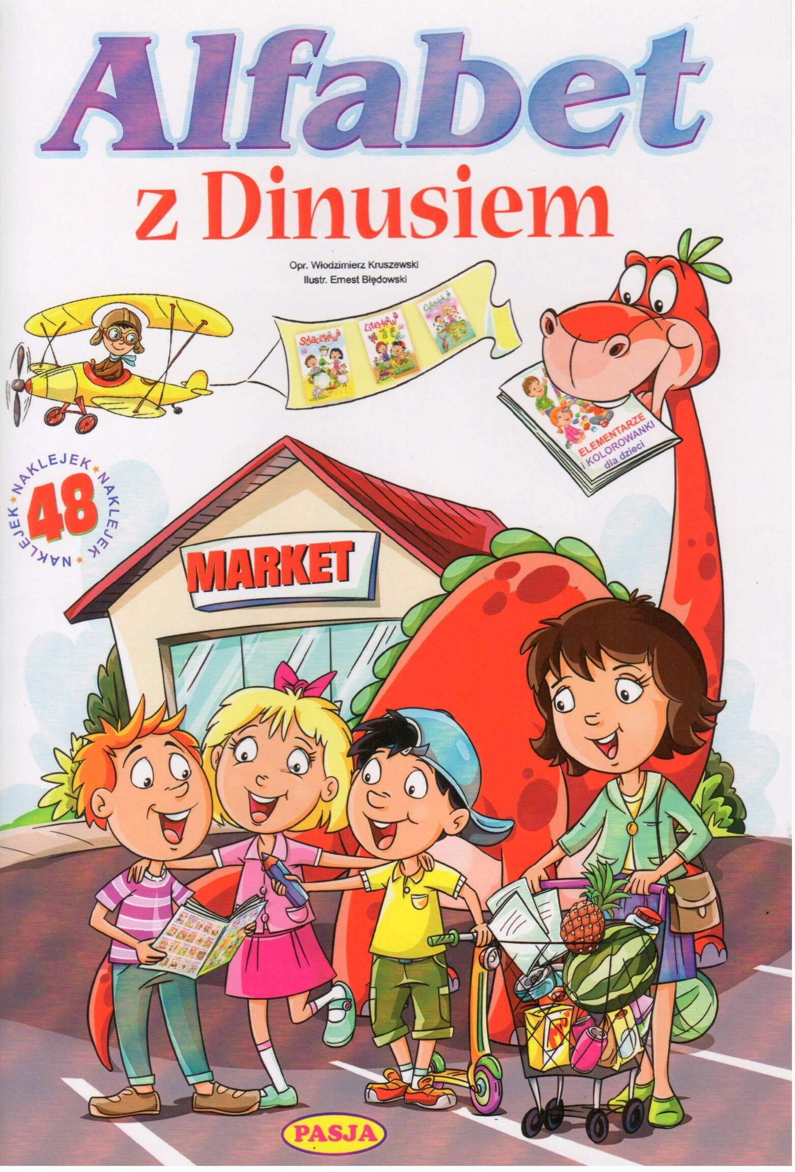 Książka - Alfabet z Dinusiem