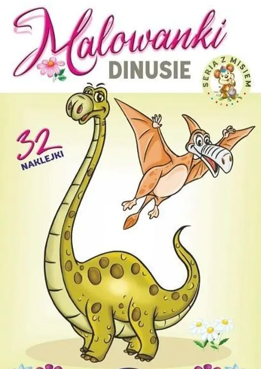Książka - Dinusie. Malowanki