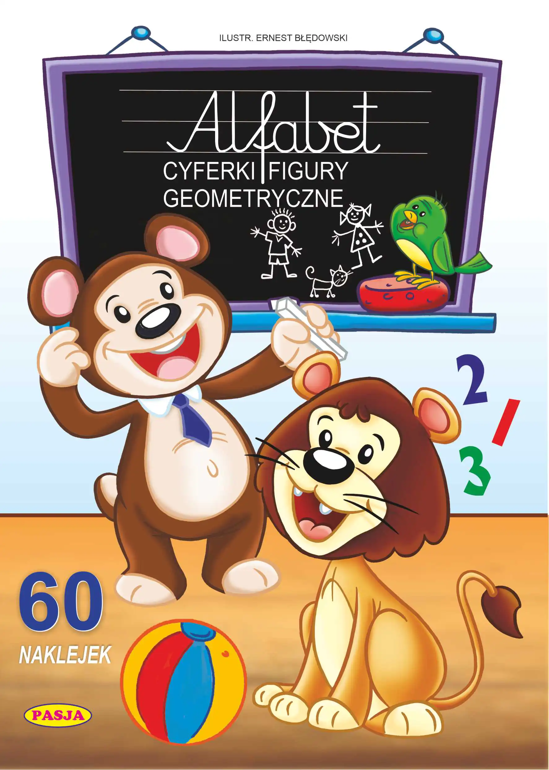 Książka - Alfabet - cyferki, figury geometryczne