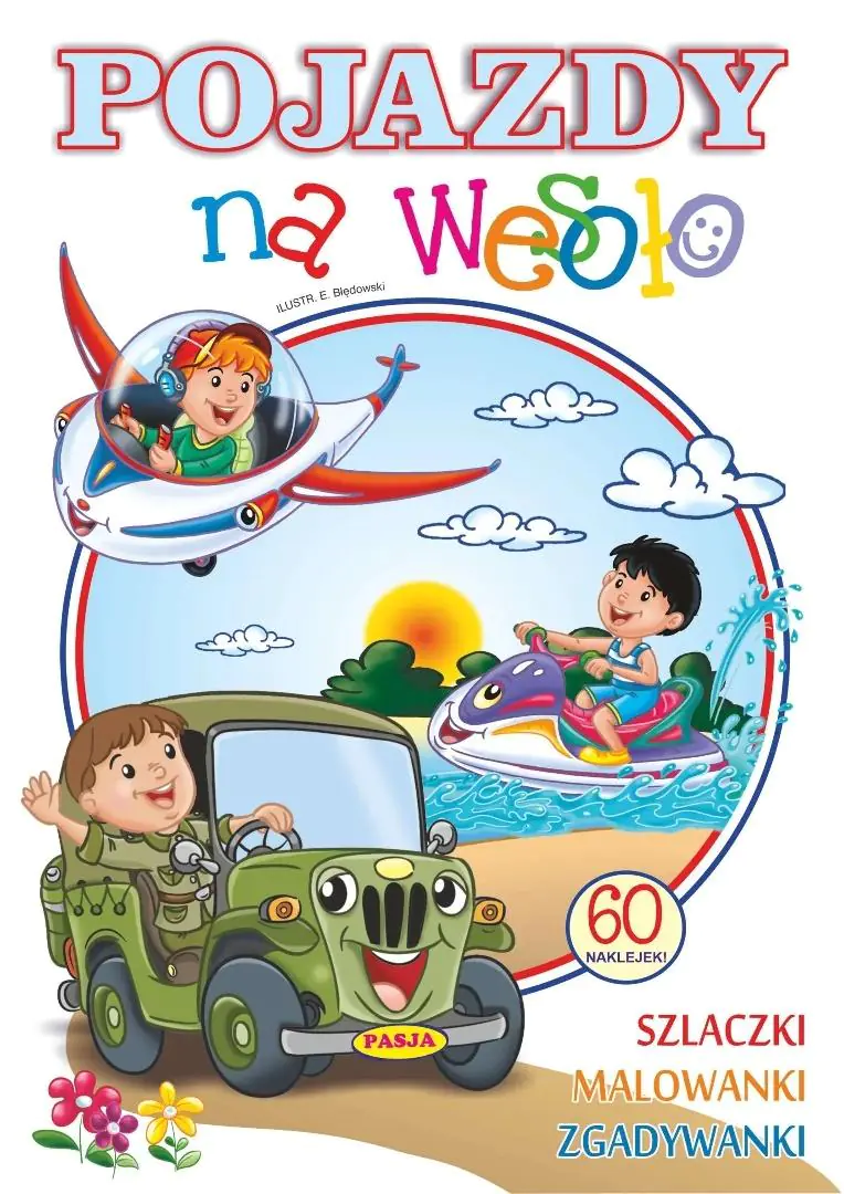 Książka - Pojazdy na wesoło