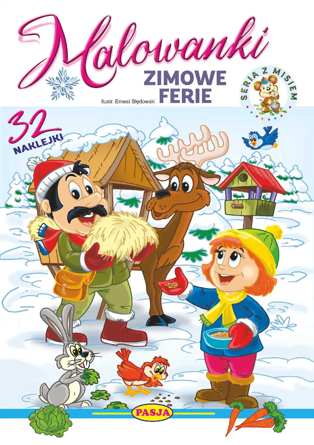 Książka - Zimowe ferie. Malowanki