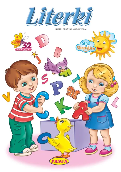 Książka - Literki. Seria ze Słoneczkiem