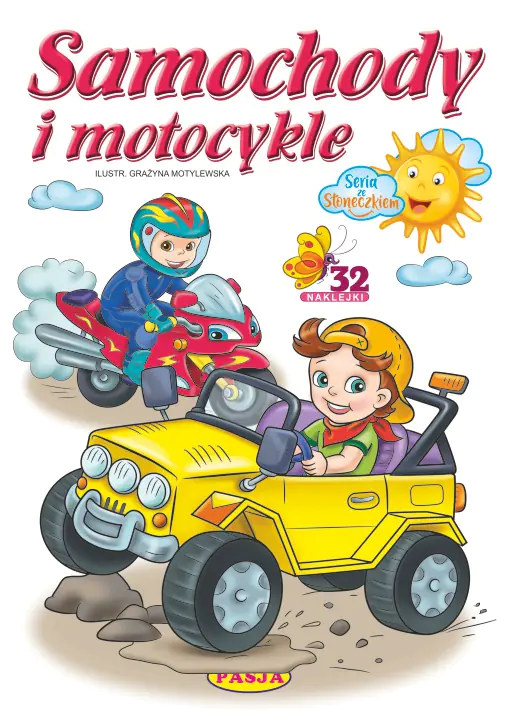 Książka - Samochody i motocykle. Seria ze Słoneczkiem