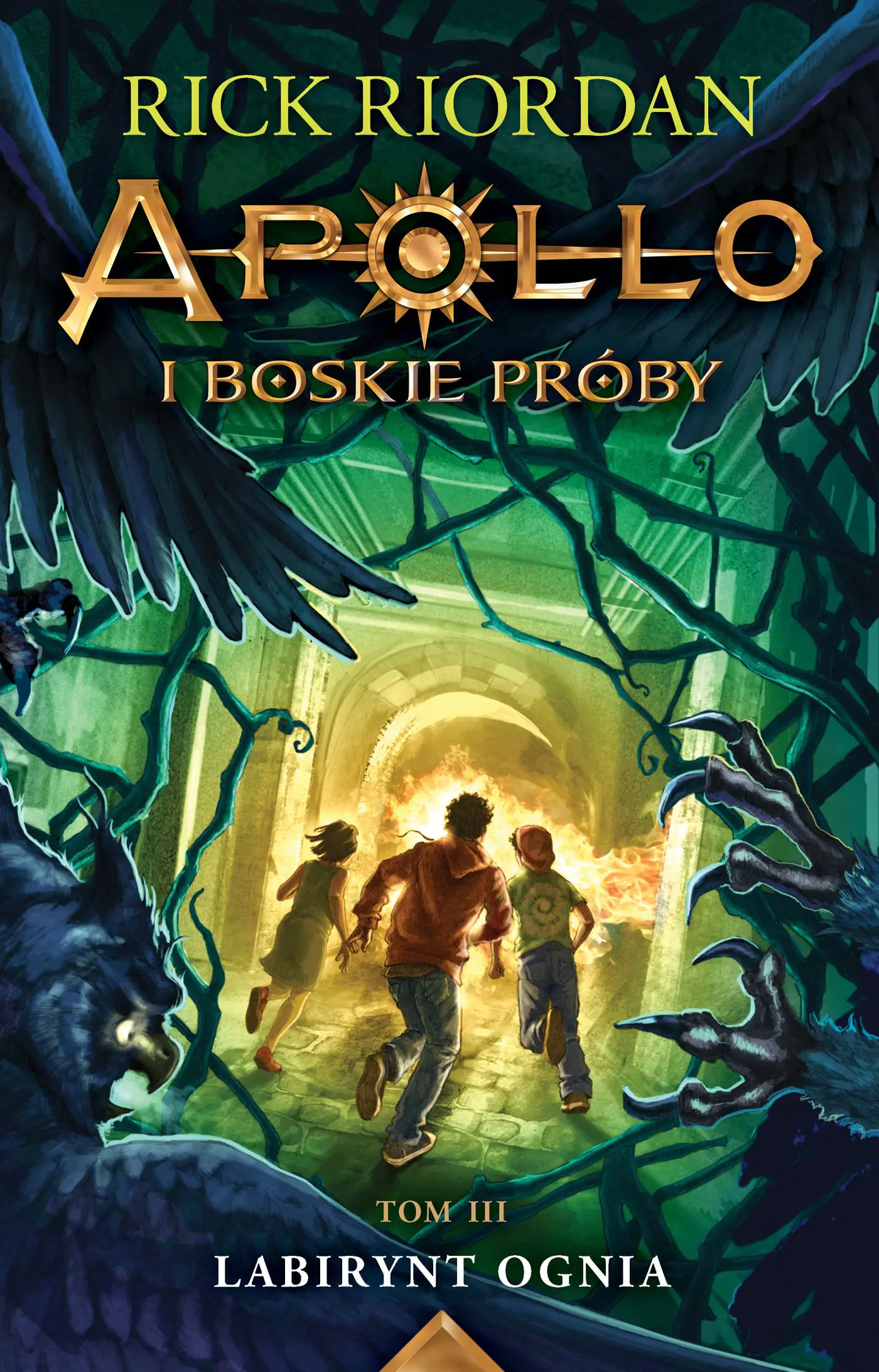 Książka - Labirynt ognia. Apollo i boskie próby. Tom 3
