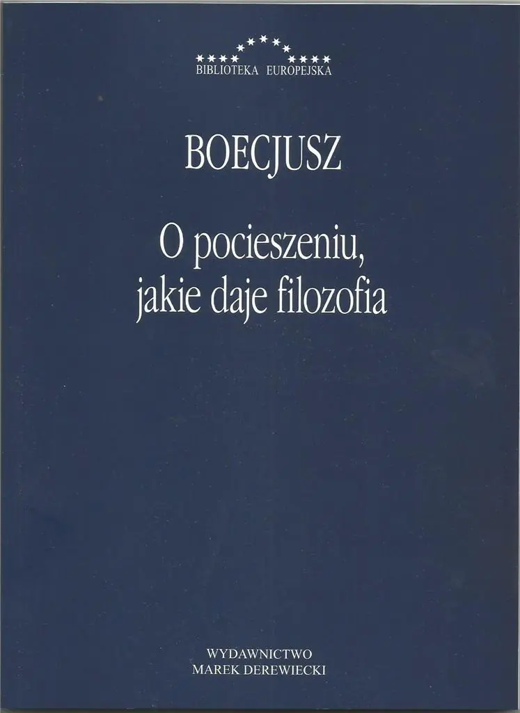 Książka - O pocieszeniu jakie daje filozofia