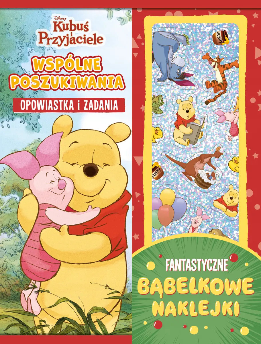 Książka - Wspólne poszukiwania. Opowiastka i zadania. Fantastyczne bąbelkowe naklejki