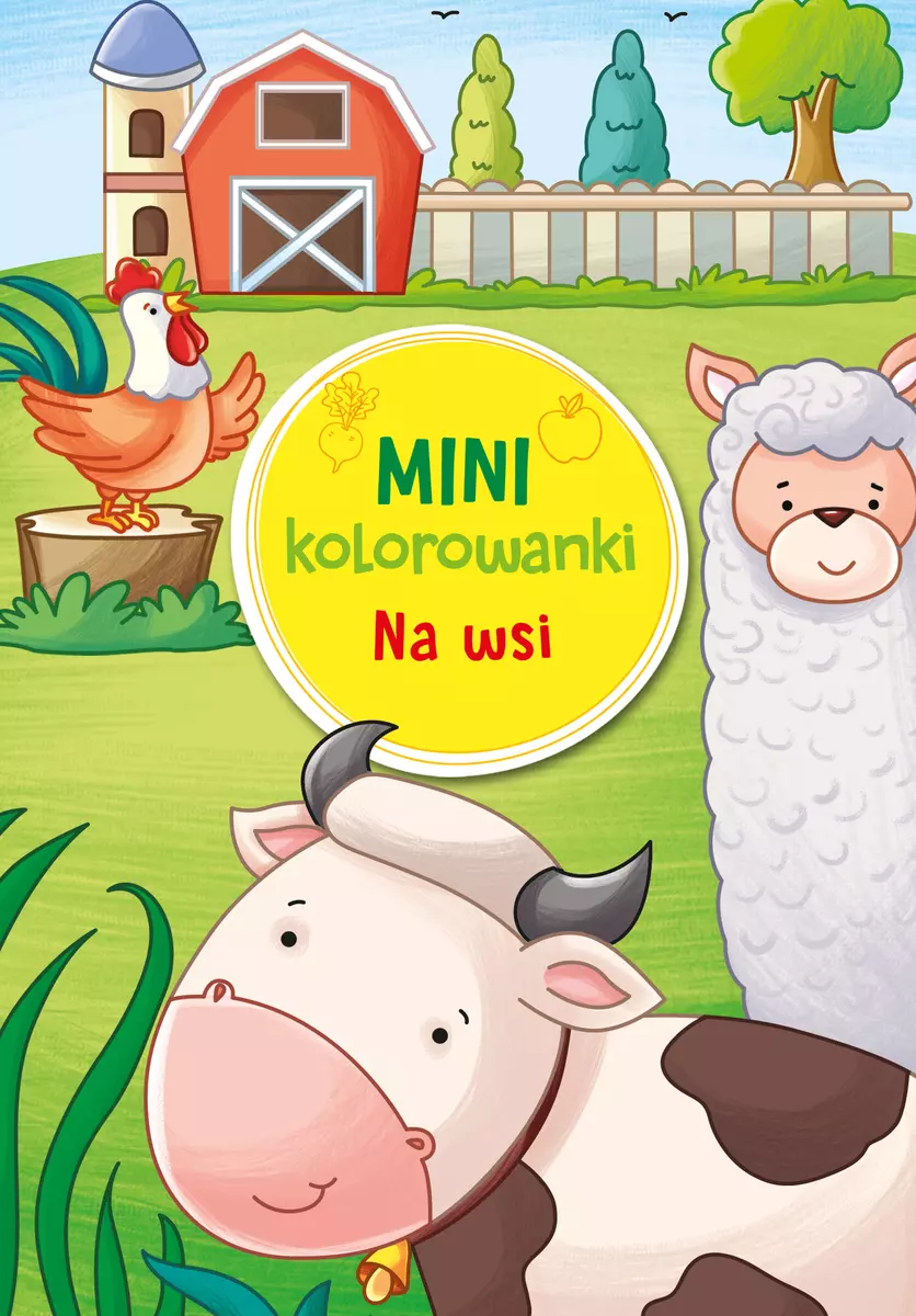 Książka - Mini kolorowanki. Na wsi
