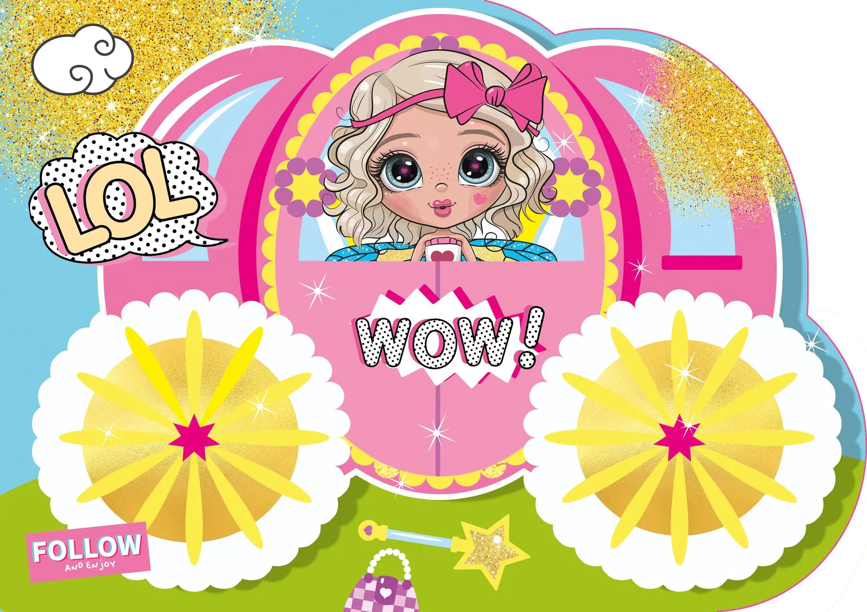 Książka - Kareta. Kolorowanka z wykrojnika