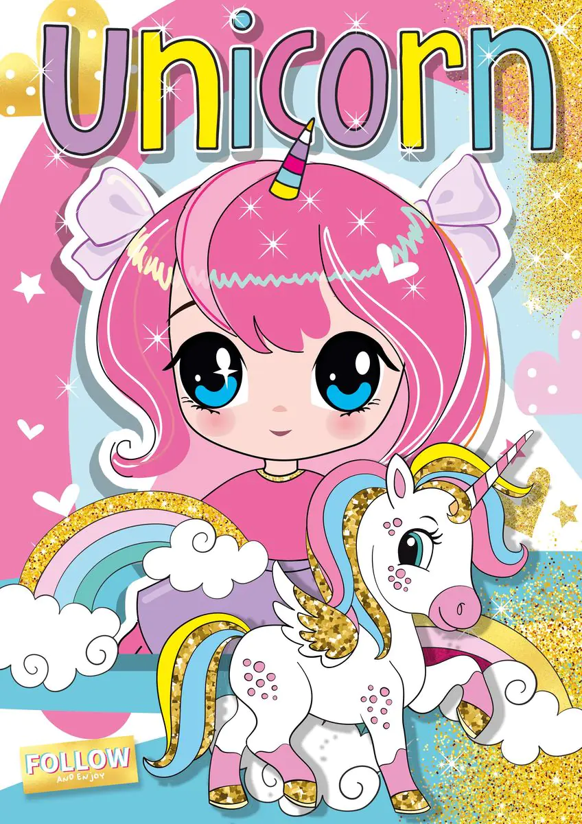 Książka - Unicorn. Kolorowanka
