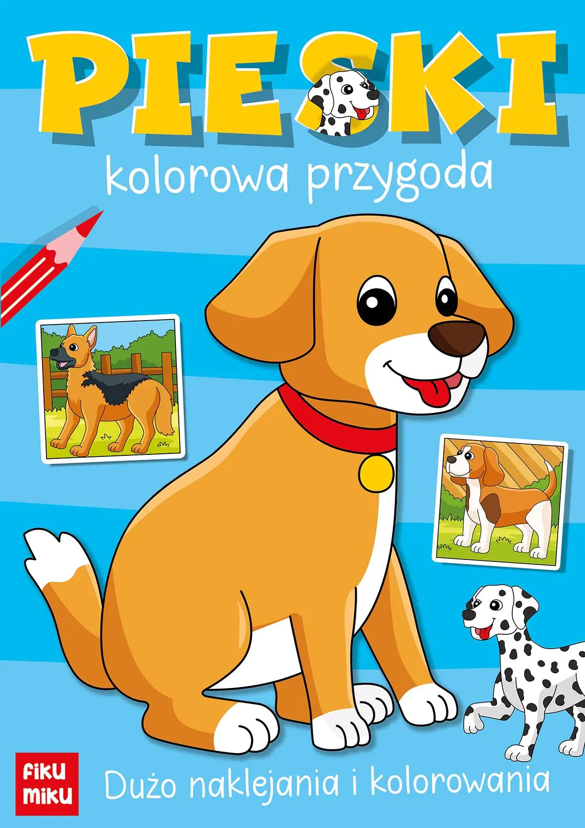 Książka - Pieski. Kolorowa przygoda