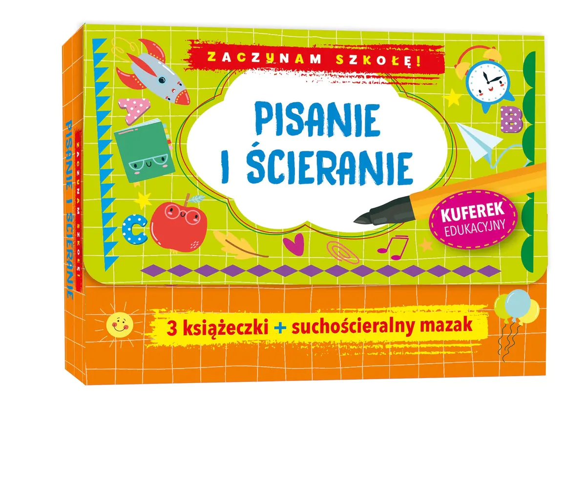 Książka - Zaczynam szkołę! Pisanie i ścieranie