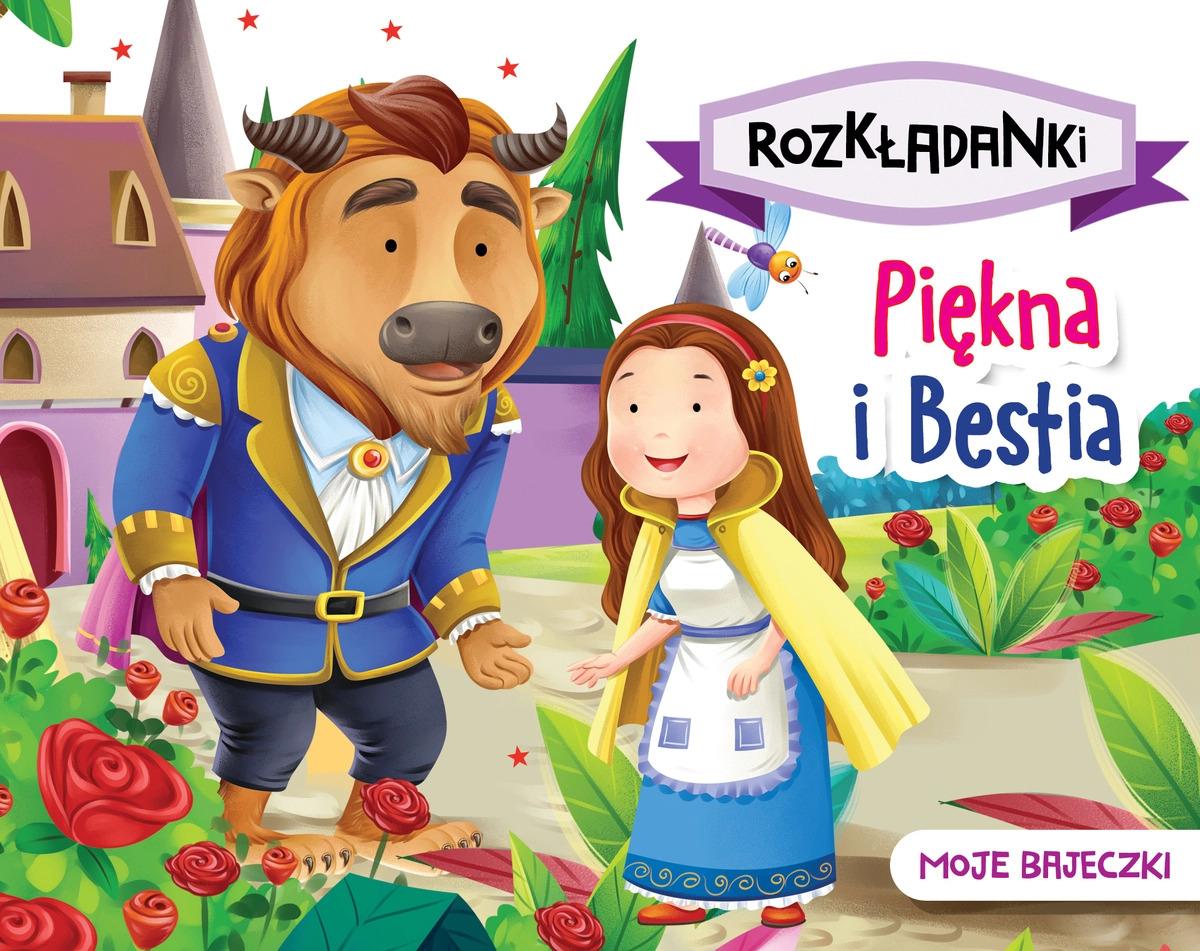 Książka - Piękna i Bestia. Moje bajeczki. Rozkładanki