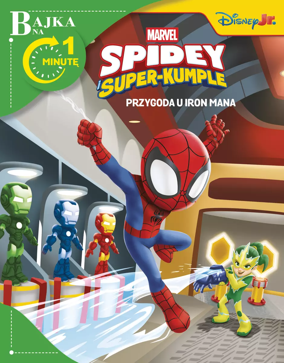 Książka - Bajka na 1 minutę. Przygoda u Iron Mana. Marvel Spidey i Super-kumple
