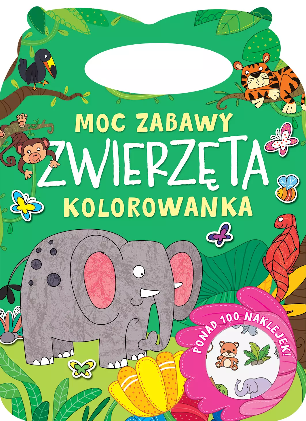 Książka - Moc zabawy. Zwierzęta. Kolorowanka
