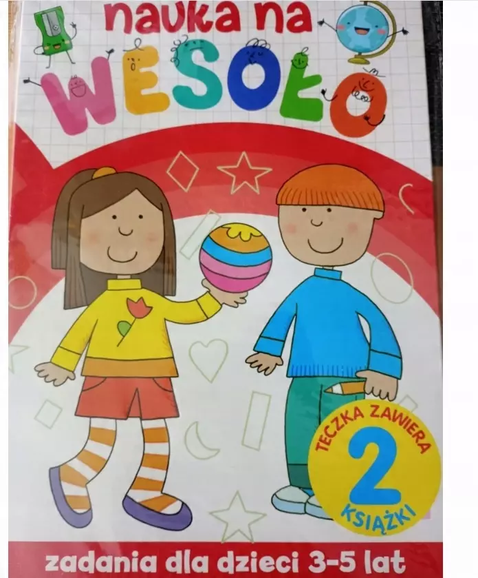 Książka - Nauka na wesoło. Zadania dla dzieci 3-5 lat