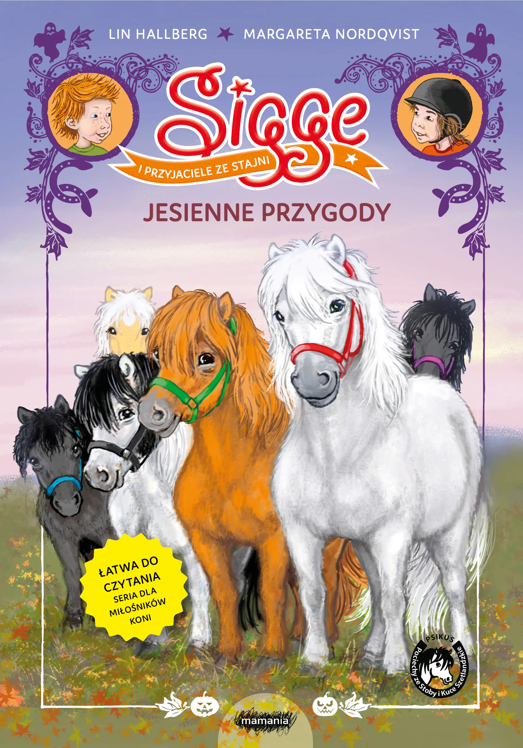 Książka - Sigge i przyjaciele ze stajni. Jesienne przygody