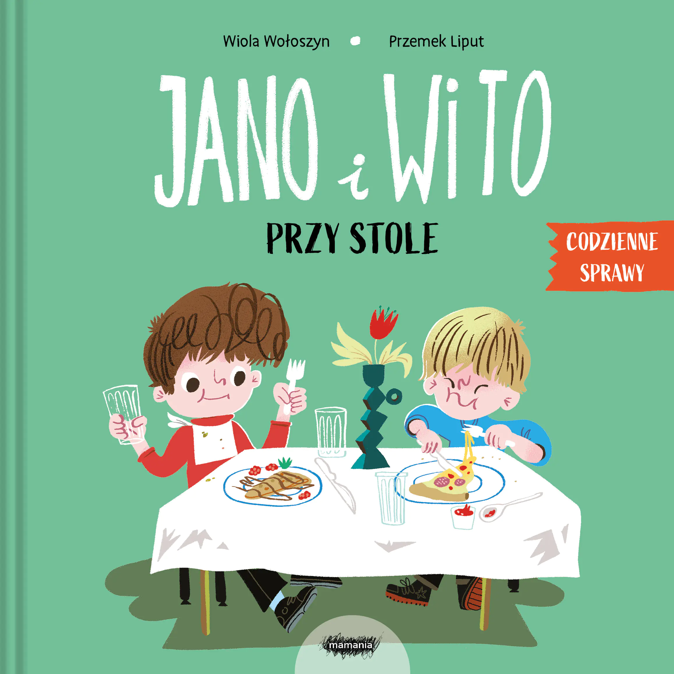 Książka - Jano i Wito. Przy stole