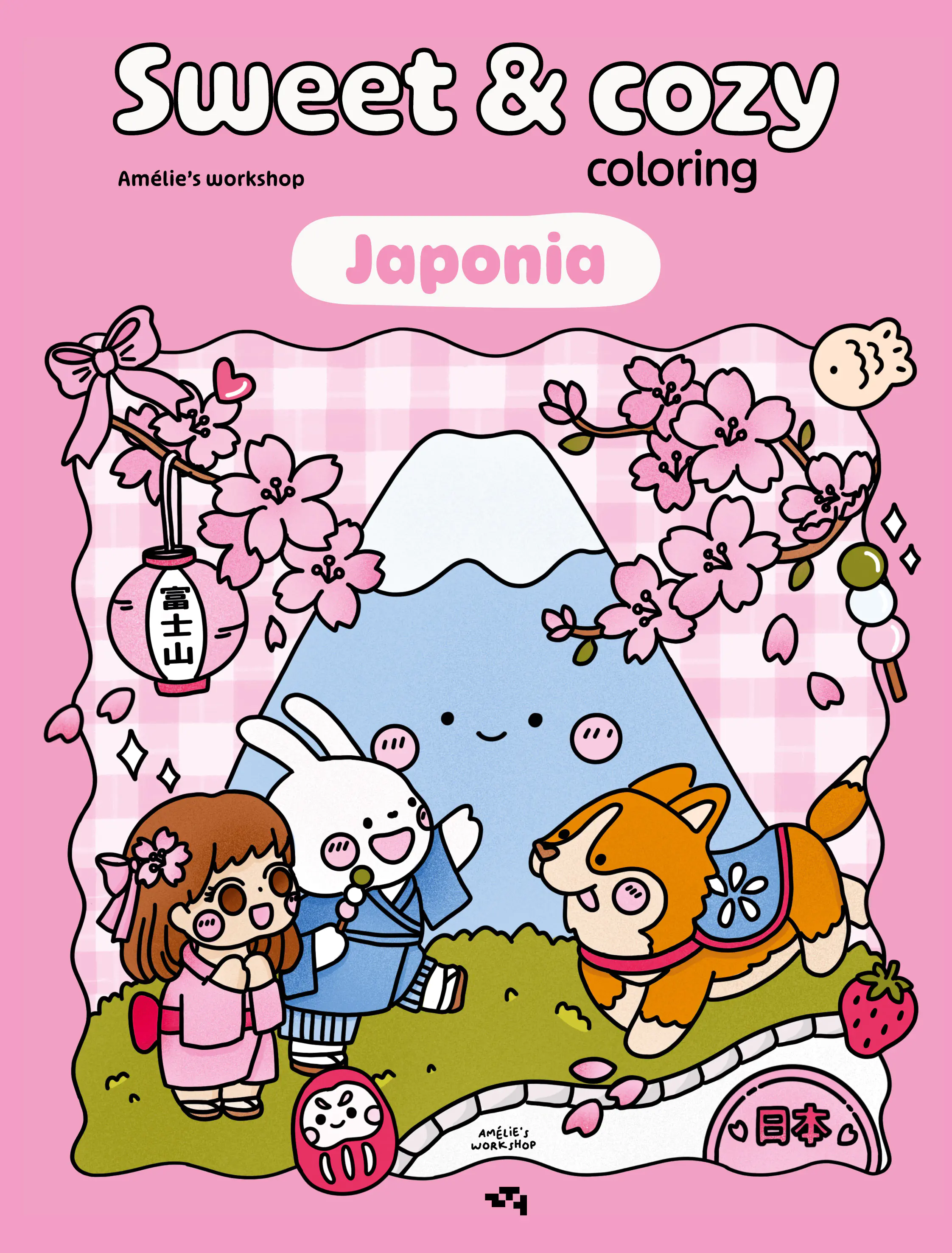 Książka - Przy kominku. Sweet & cozy coloring