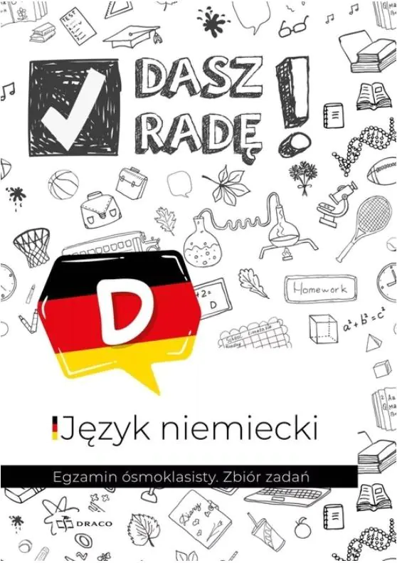 Książka - Dasz radę! Egzamin ósmoklasisty. Zbiór zadań. Język niemiecki