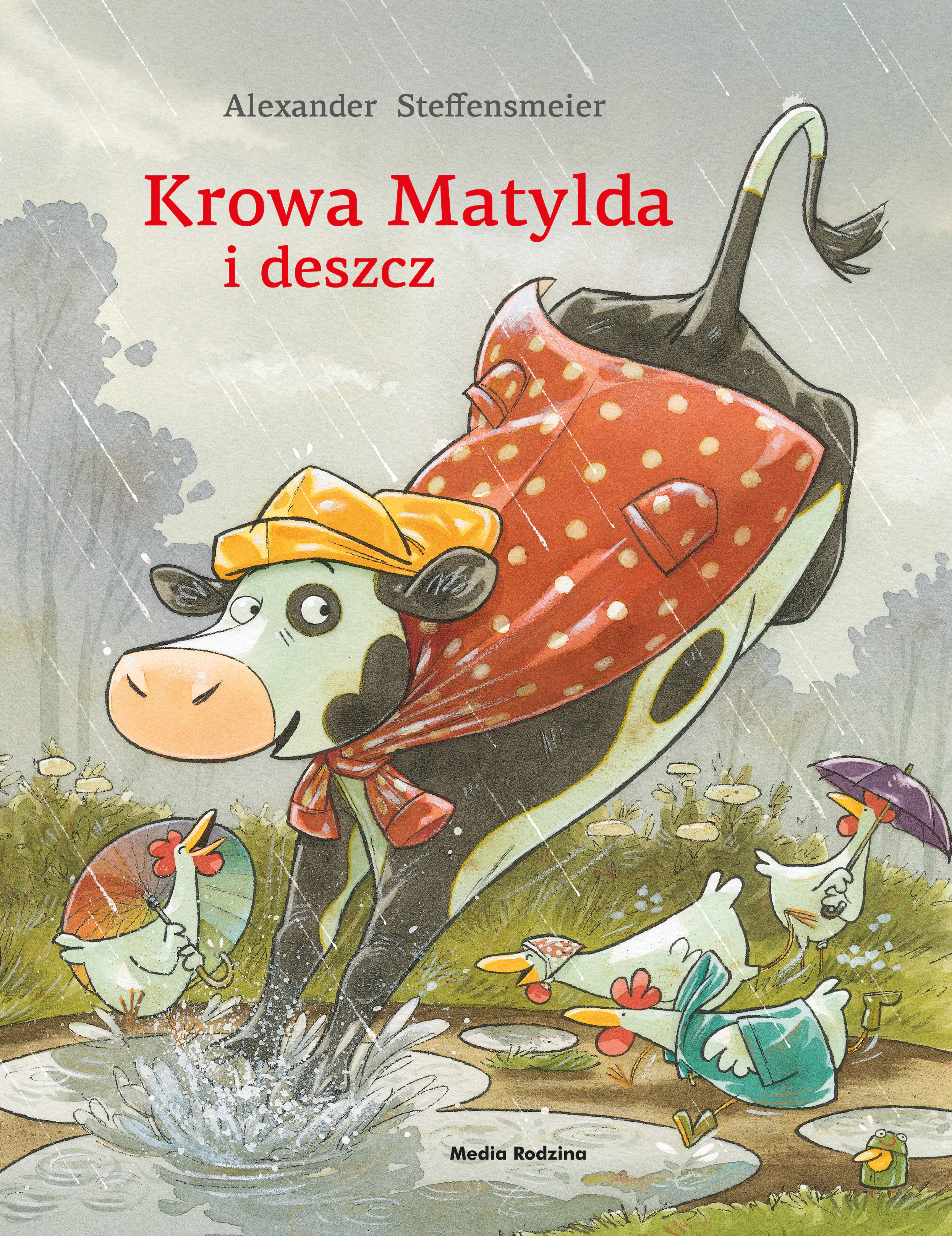 Książka - Krowa Matylda i deszcz