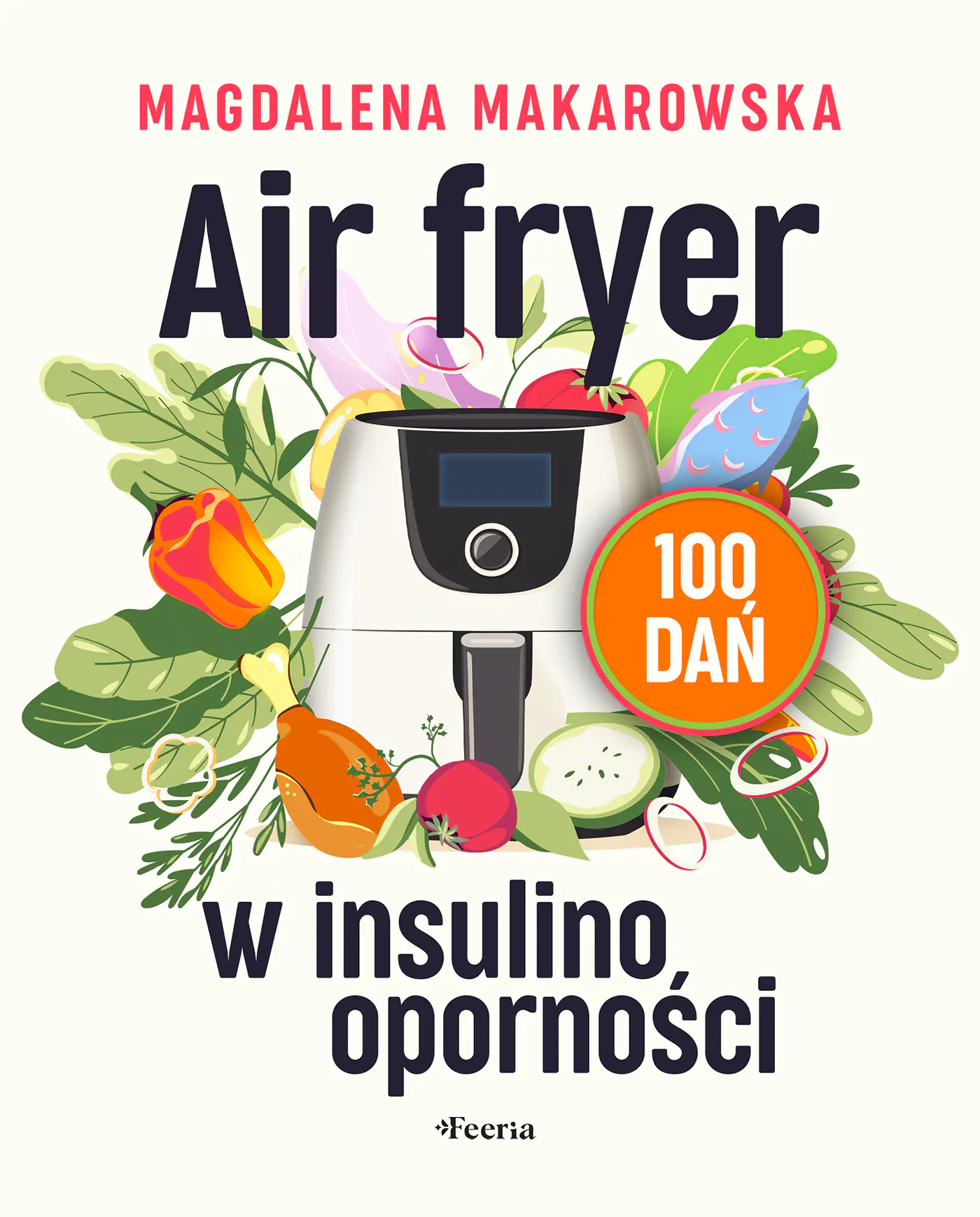 Książka - Air fryer w insulinooporności. 100 dań
