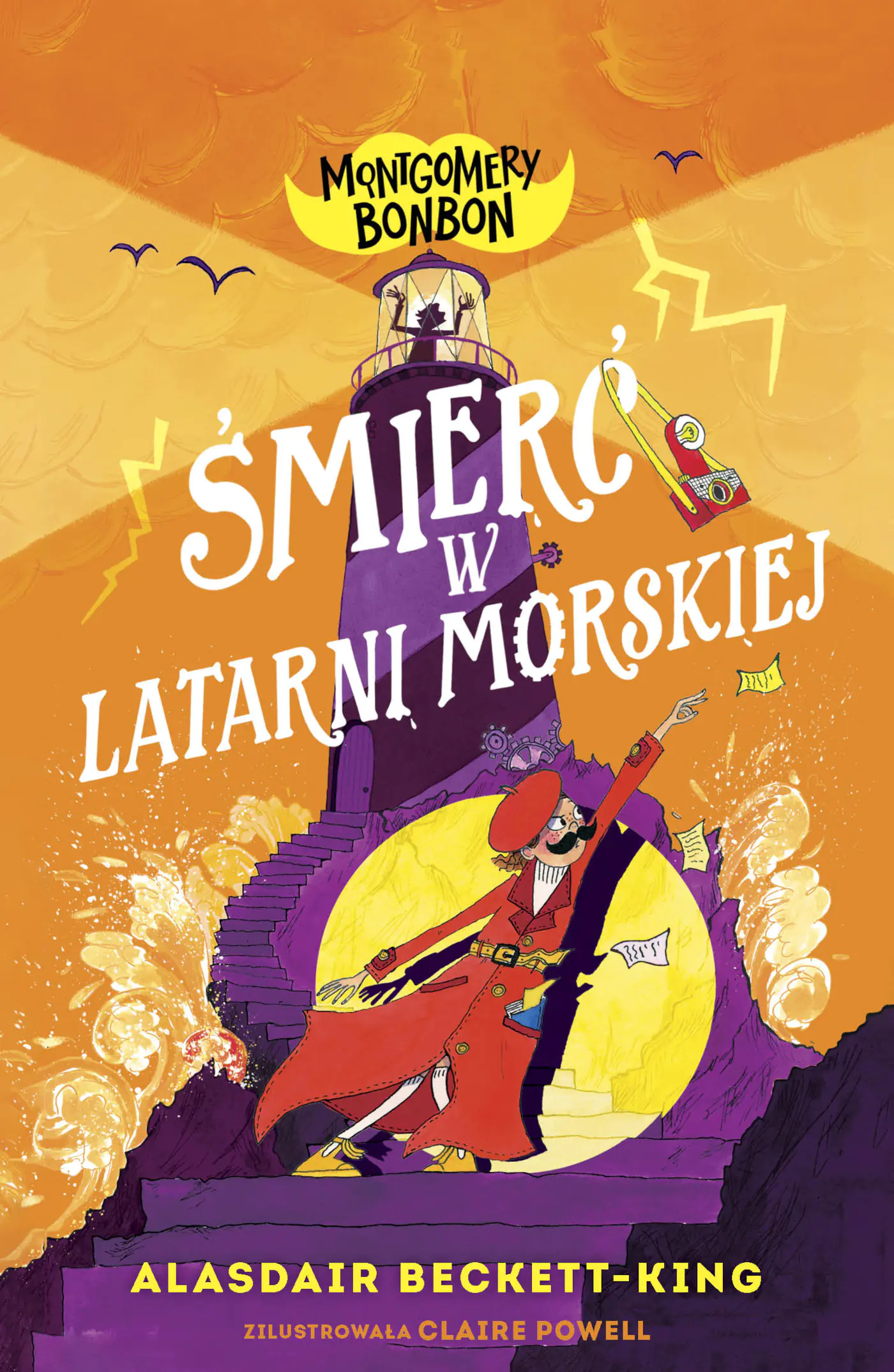 Książka - Montgomery Bonbon. Śmierć w latarni morskiej