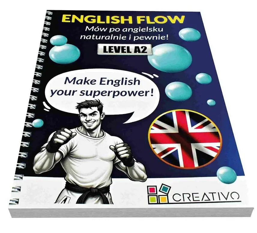 Książka - ENGLISH FLOW (LEVEL A2). Mów po angielsku naturalnie i pewnie!