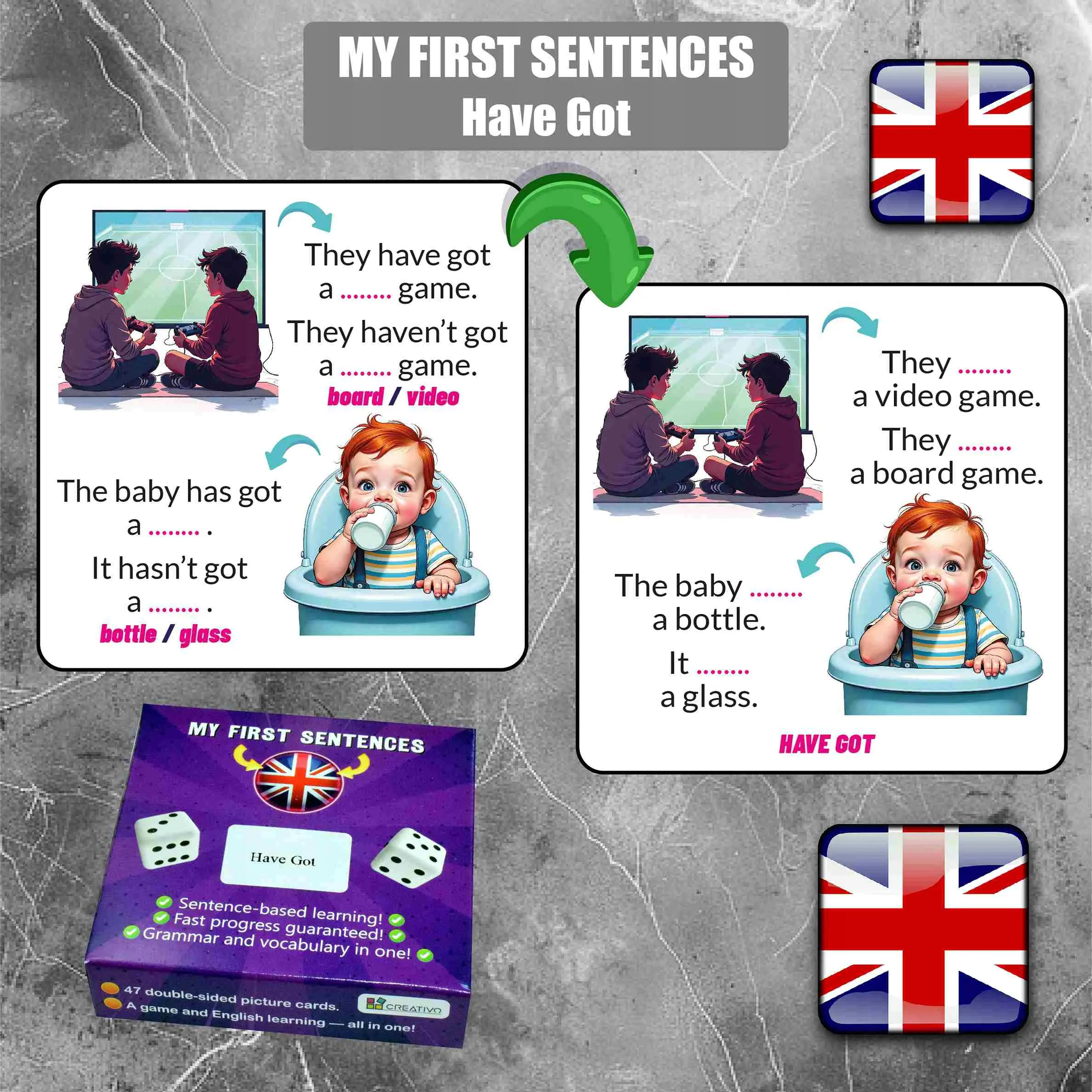 Książka - My First Sentences HAVE GOT