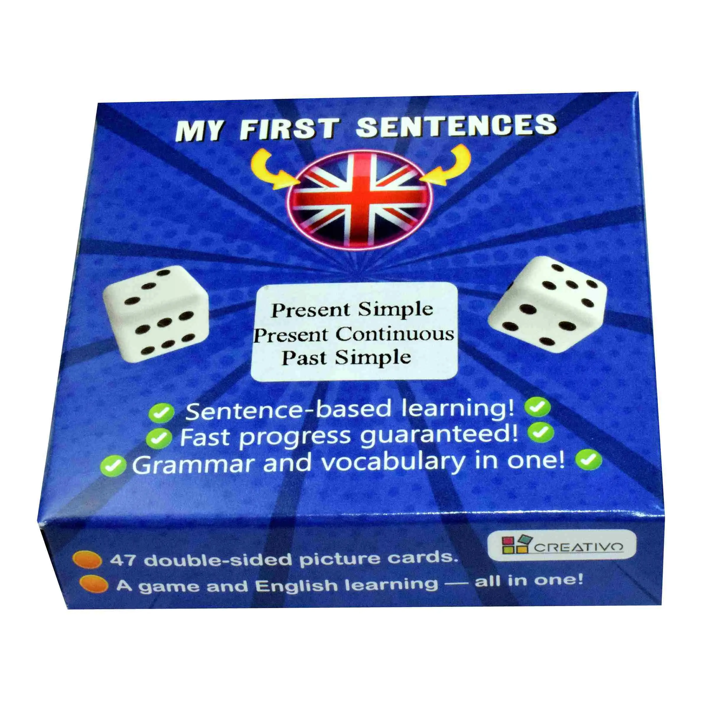 Książka - My First Sentences PRESENT SIMPLE vs PRESENT CONTINUOUS vs PAST  > SIMPLE