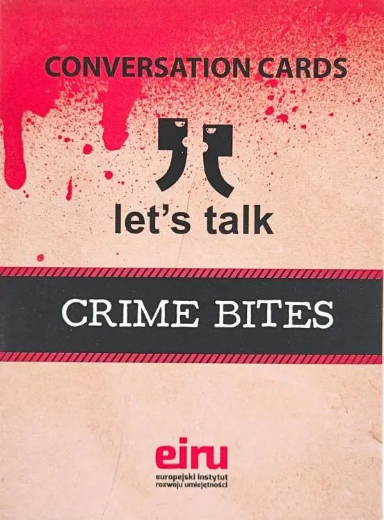 Książka - Karty Konwersacyjne. Let's talk Crime bites