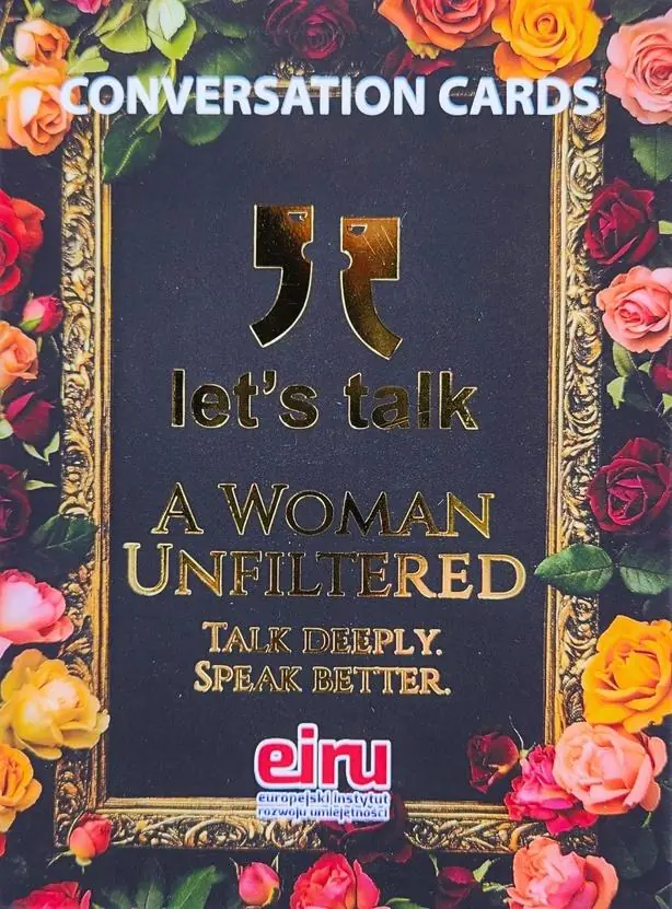 Książka - Karty Konwersacyjne. Let's talk a Woman Unfiltered