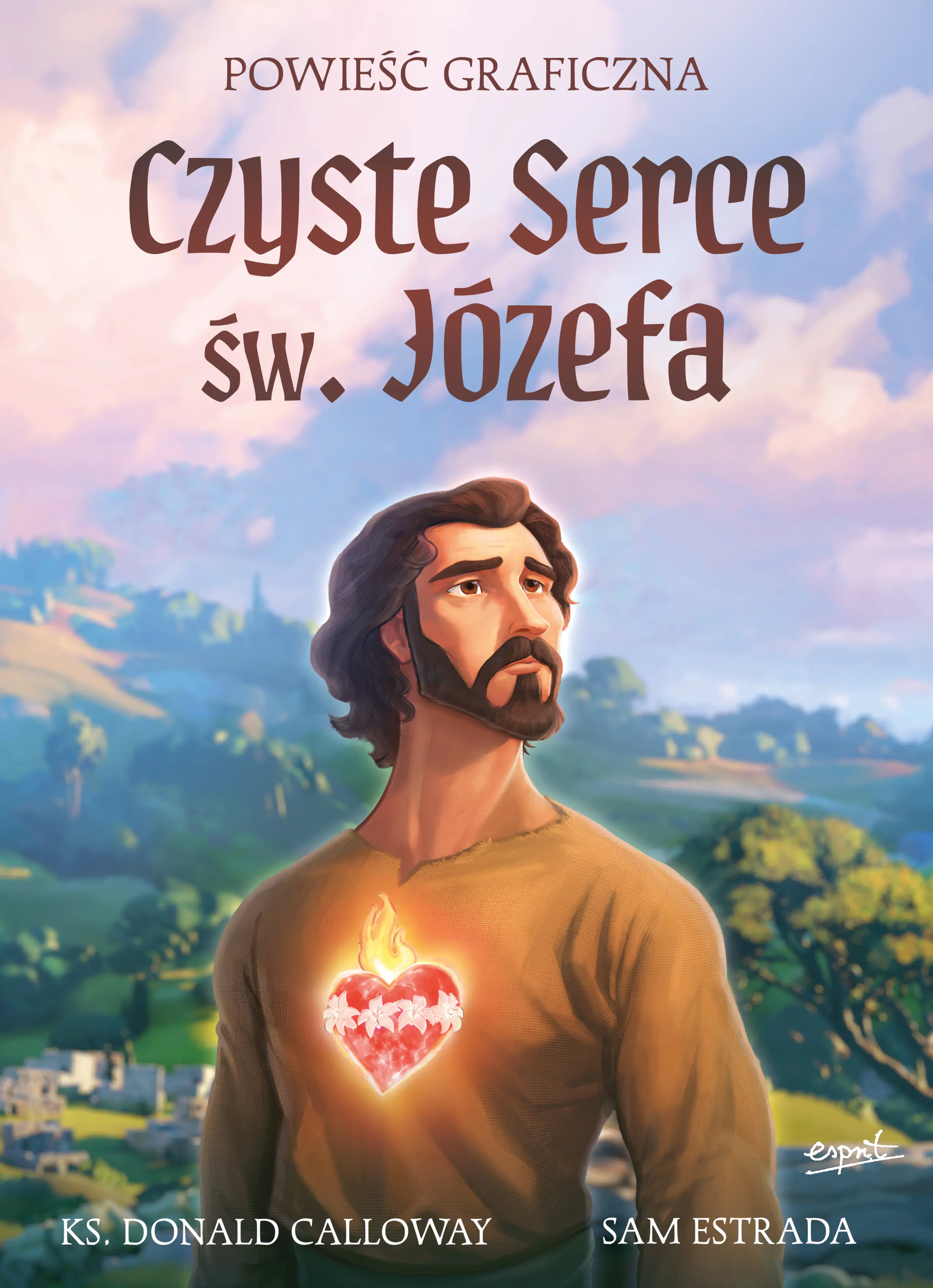Książka - Czyste Serce świętego Józefa. Powieść graficzna
