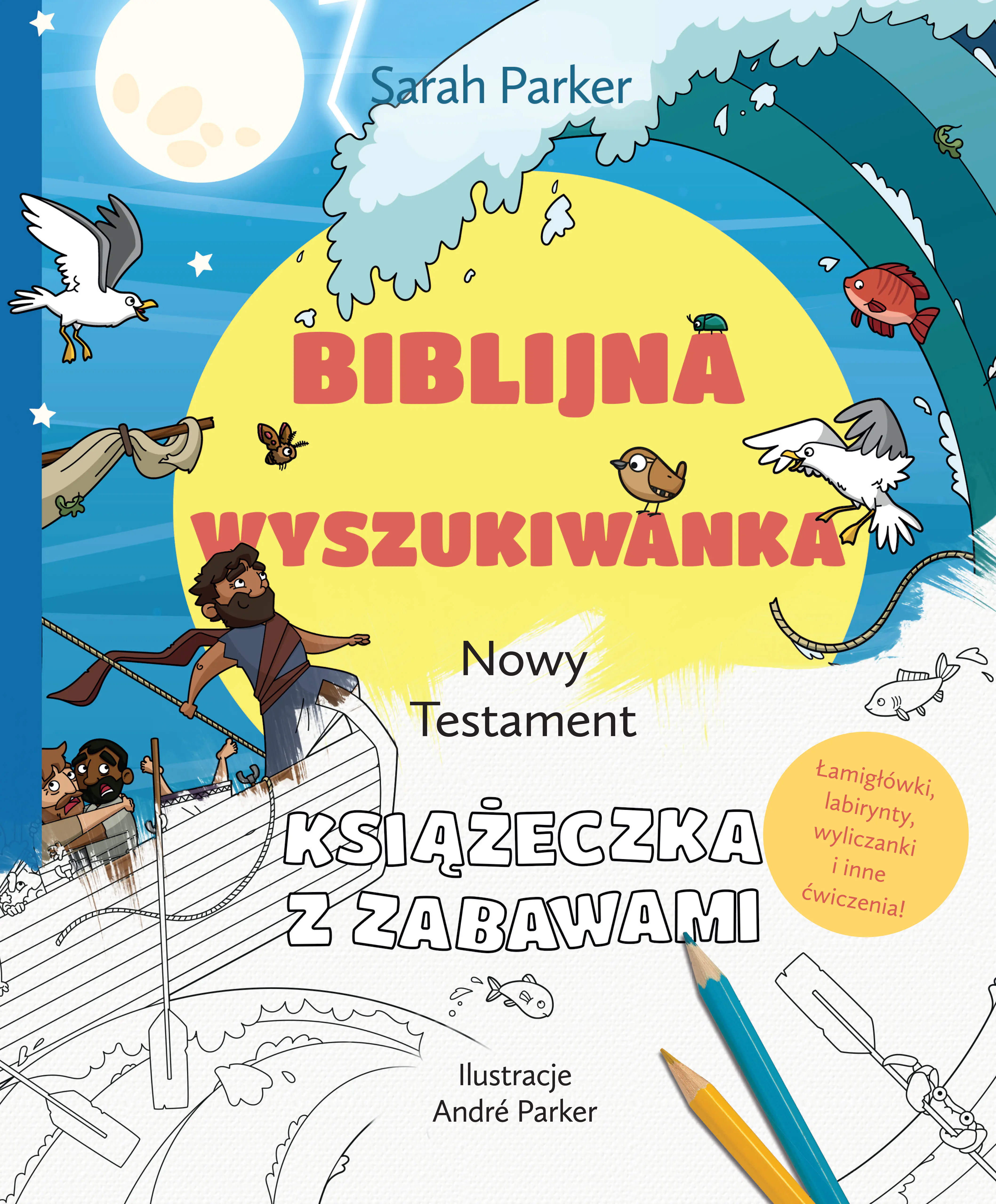 Książka - Biblijna wyszukiwanka. Nowy Testament. Książeczka z zabawami