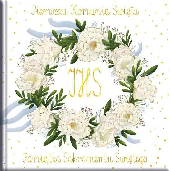 Książka - Książeczka KWD Pamiątka Komunijna Wianek