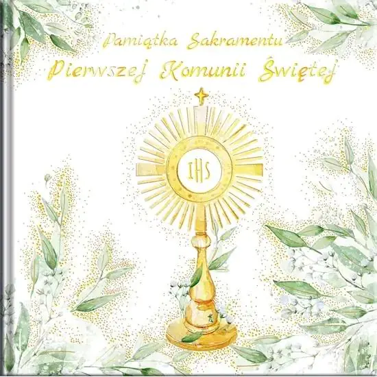 Książka - PAMIATKA KSIAZECZKA KOMUNII SW 220X220 MONSTRA