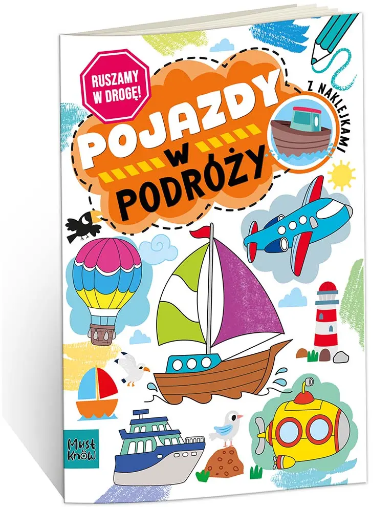 Książka - Kolorowanka A4 Ruszamy w drogę pojazdy w podróży