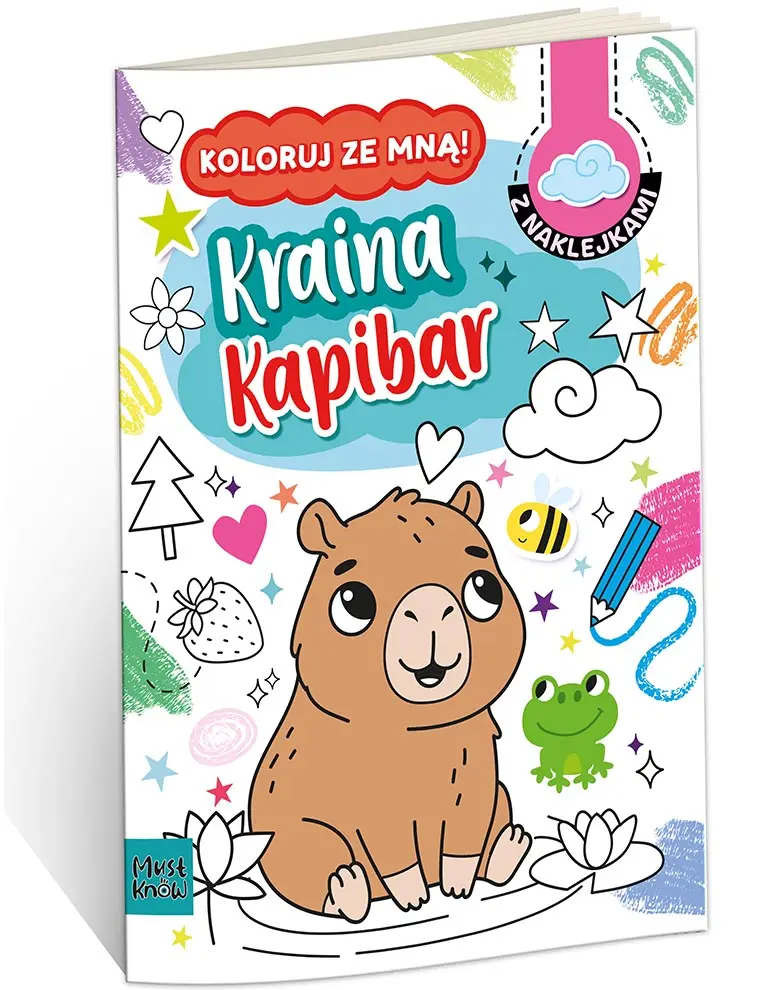 Książka - Koloruj ze mną! Kraina kapibar