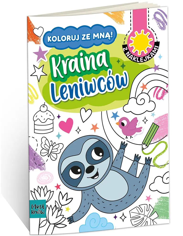 Książka - Koloruj ze mną! Kraina leniwców