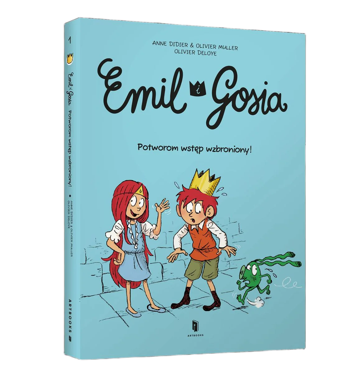 Książka - Emil i Gosia. Potworom wstęp wzbroniony