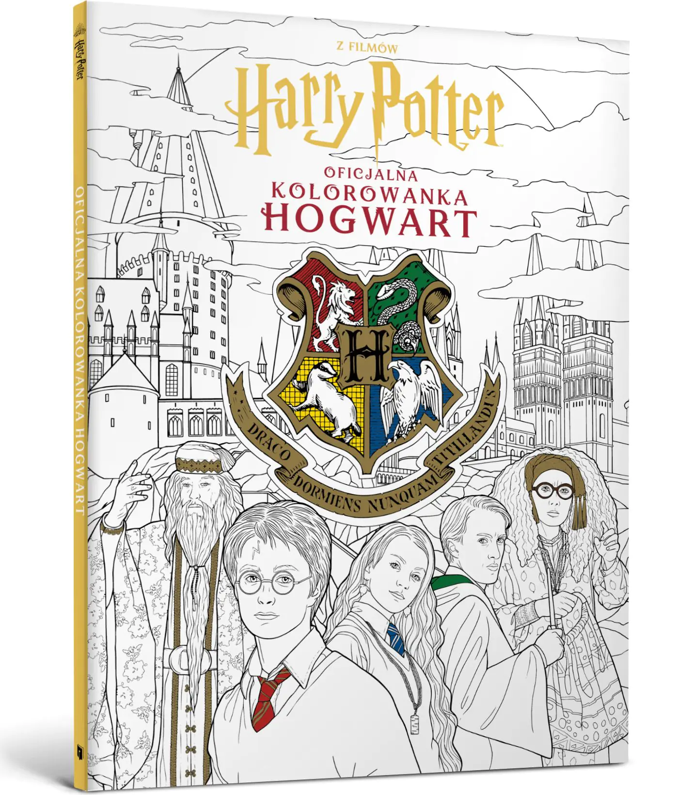 Książka - Harry Potter. Oficjalna kolorowanka. Hogwart