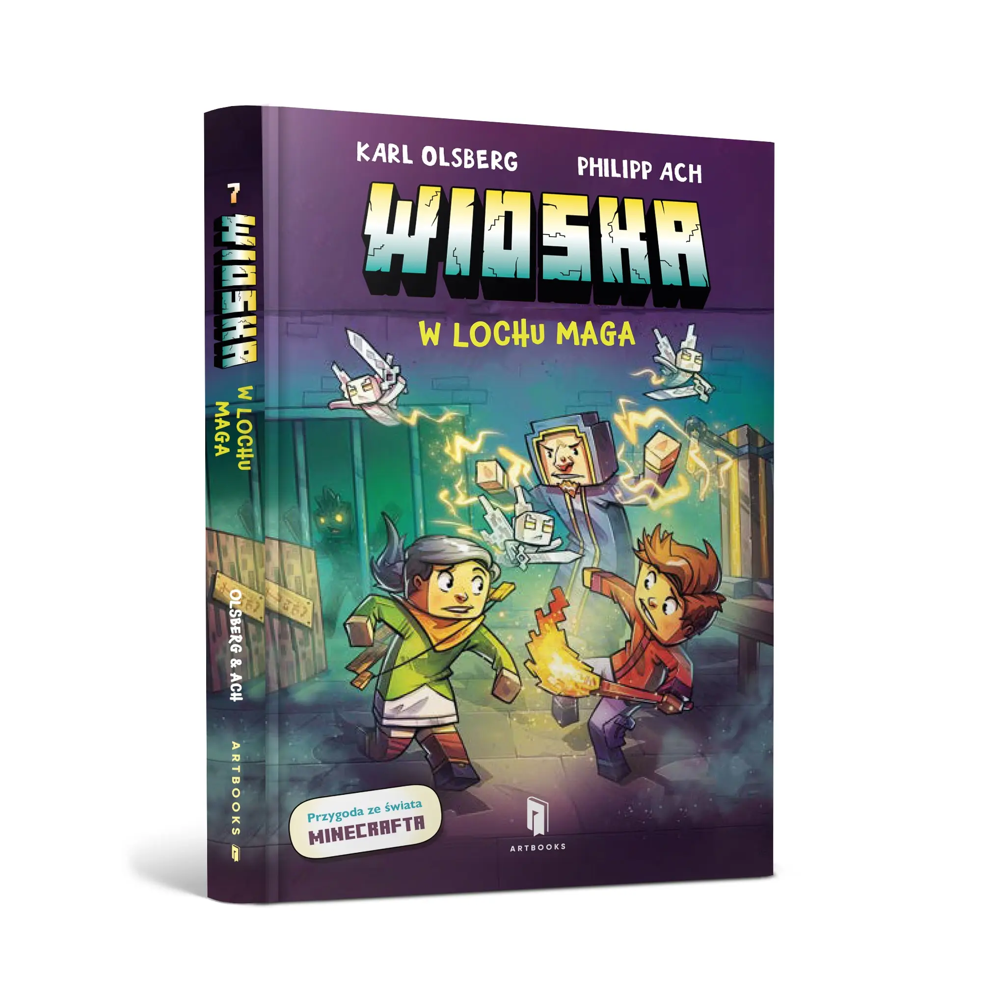 Książka - W lochu maga. Wioska. Tom 7