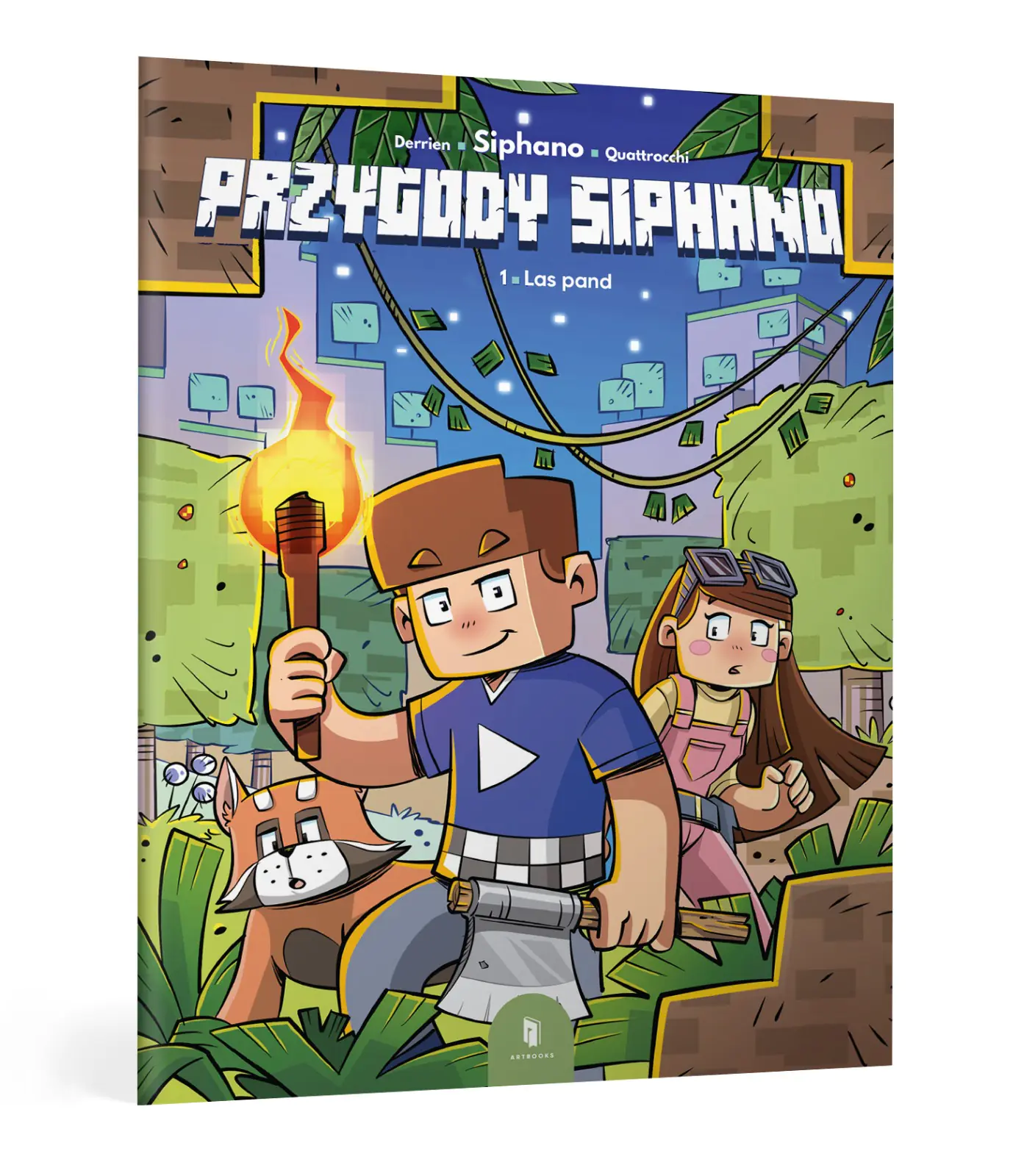 Książka - Przygody Siphano. Las pand. Tom 1
