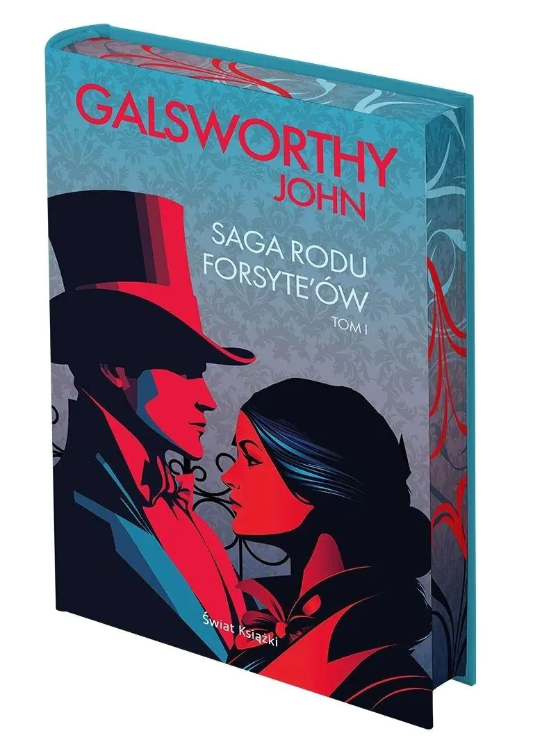 Książka - Saga rodu Forsyte'ów. Tom 1. Edycja kolekcjonerska (barwione brzegi)