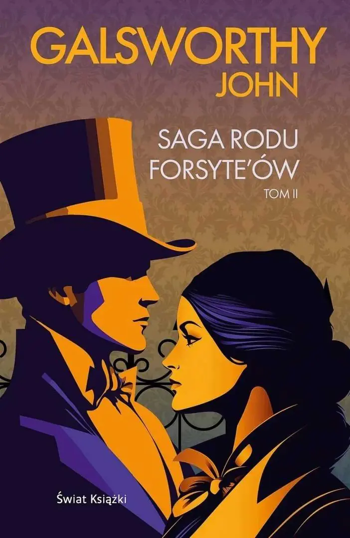 Książka - Saga rodu Forsyte'ów. Tom 2. Edycja kolekcjonerska (barwione brzegi)