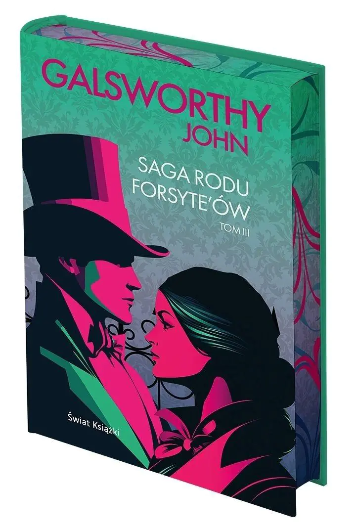Książka - Saga rodu Forsyte'ów. Tom 3. Edycja kolekcjonerska (barwione brzegi)