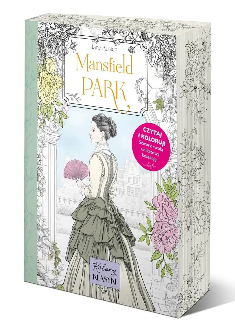 Książka - Kolory klasyki. Mansfield Park (barwione brzegi)