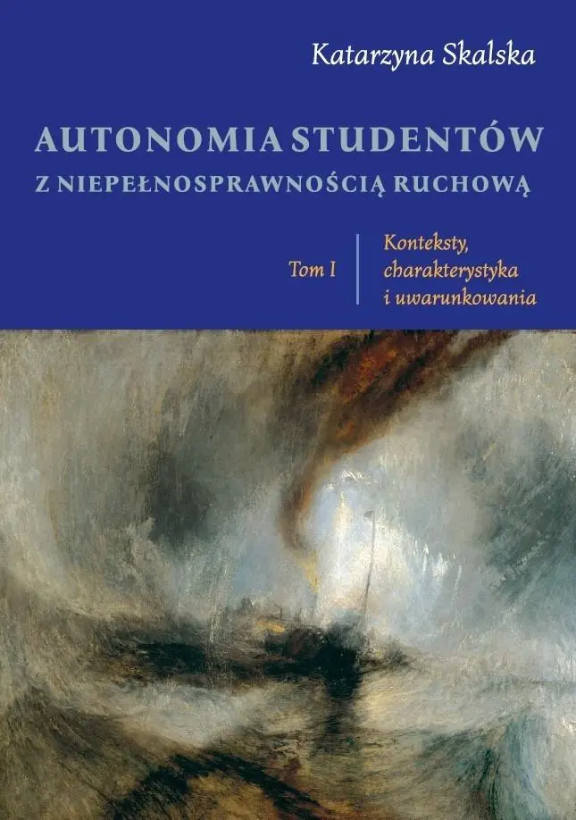 Książka - Autonomia studentów z niepełnosprawnością... T.1
