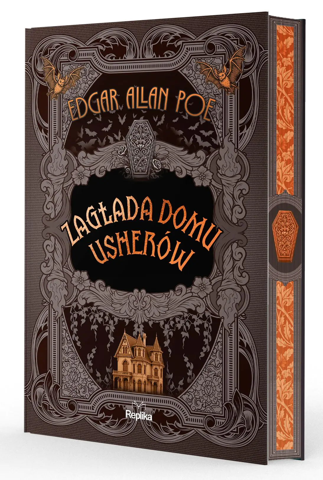 Książka - Zagłada domu Usherów (barwione brzegi)